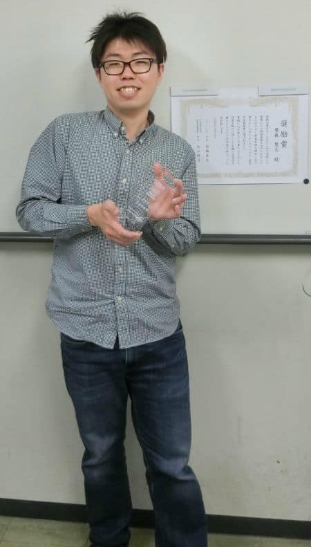 博士後期課程１年の廣森慧太 君が「量子ビームサイエンスフェスタ」で「学生奨励賞」を受賞しました！！(2023/3/15)